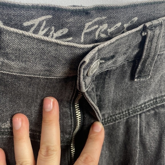 We The Free NWT Sanded Black Distressed Unique Pleated Skirt - Size 26 - Picture 6 of 15